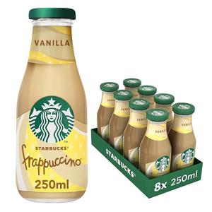 Starbucks Vanilla Frappuccino 250 ml (Pack of 8)