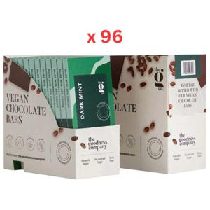 The G Co Dark Mint Vegan Chocolate Bar 70g x 96 Units Carton