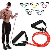 1pc 5 Level Resistance Bands With Handles For Full-Body Workouts And Strength Training At Home Lightinthebox - thumbnail