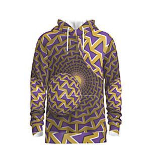 Men's Pullover Hoodie Sweatshirt Graphic Abstract Hooded Daily 3D Print Basic Hoodies Sweatshirts  Purple miniinthebox