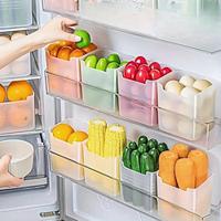 6pcs Refrigerator Storage Bins, Portable Transparent Food Storage Box, Large Food Sorting Storage Box, For Refrigerator Side Door And Counter, Kitchen Organizers And Storage, Kitchen Accessories Lightinthebox - thumbnail