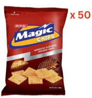 Jack N Jill Magic Chips Bbq Flavour Cracker Chips, 100 Gm Pack Of 50 (UAE Delivery Only)