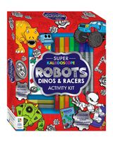 Hinkler Super Kaleidoscope Activity Kit Robots, Dinos and Racers