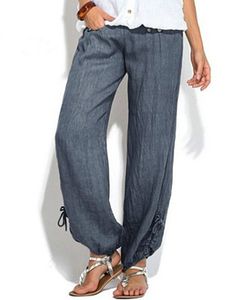 Fashionable high-waisted pants