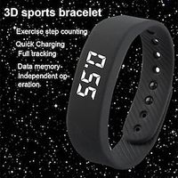 Smart Watch 0.96 inch Smart Wristbands Fitness Band Timer Pedometer Fitness Tracker Activity Tracker Sedentary Reminder Compatible with Android iOS IP 67 Women Men Sports Distance Tracking Lightinthebox - thumbnail