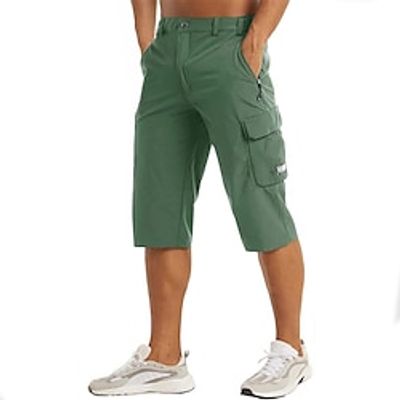 Men's Cargo Shorts Workout Shorts Capri Pants Hiking Shorts Going out Weekend Breathable Quick Dry Button Multiple Pockets Straight Leg Plain Knee Length Gymnatics Activewear Black Red Lightinthebox Men's Cargo Shorts Workout Shorts Capri Pants Hiking Shorts Going out Weekend Breathable Quick Dry Button Multiple Pockets Straight Leg Plain Knee Length Gymnatics Activewear Black Red Lightinthebox