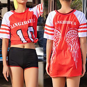 Women's Rashguard Swimsuit Nylon Swimwear UV Sun Protection Quick Dry Sleeveless 3-Piece - Swimming Surfing Snorkeling Summer Lightinthebox