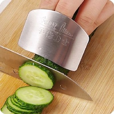 Stainless Steel Finger Hand Protector, Stainless Steel Finger Protector Finger Hand Not To Hurt Cut Safety Guard Finger Protection Tools Kitchen Cooking Tools Lightinthebox