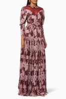 Textured Tiered Dress with Belt - thumbnail