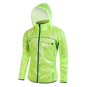 Men's Cycling Jacket Rain Jacket Rain Waterproof Breathable Bike Windbreaker Mountain Bike MTB Road Bike Cycling White blue Green White Bike Wear Lightinthebox
