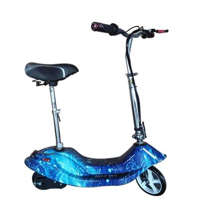 Megastar 24V Snazzy Electric Foldable Scooter, White - Bd008W