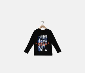 Kids Boys Sports Graphic Tee  Black