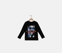 Kids Boys Sports Graphic Tee  Black - thumbnail