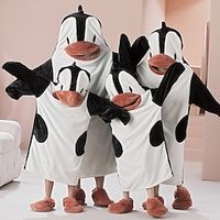 Penguin Party Costume Costume Family Christmas Pajamas Kigurumi Pajamas Men's Women's Boys Girls' One Piece Halloween Carnival Masquerade Kid's Adults' Party Party  Evening Polyester Microfiber Lightinthebox - thumbnail