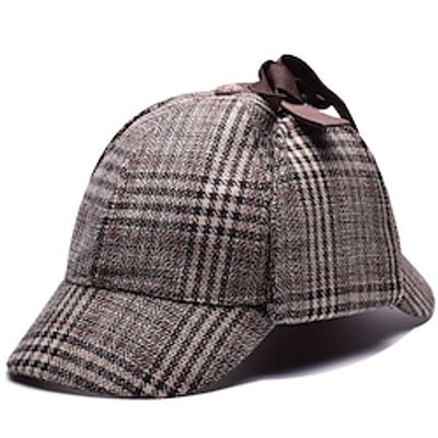 Retro Vintage Roaring 20s 1920s Deerstalker Men's All Costume Hat Vintage Cosplay Event  Party Festival Hat New Year Lightinthebox
