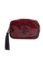 Red Leopard Print Crossbody Bag - thumbnail