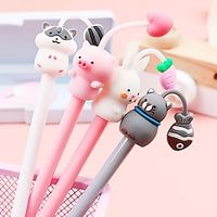 1pcs Creative Cartoon Cute Pet Paradise 0.38mm Black Gel Pen Examination Water Pen Writing Signature Pen For Students Lightinthebox - thumbnail