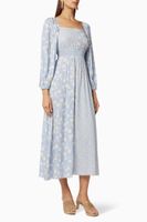 Multi-Printed Midi Dress - thumbnail
