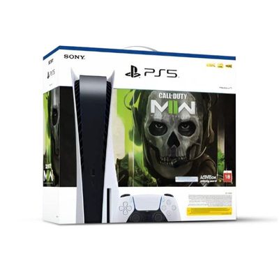 Sony PlayStation 5 Disc Version + Call Of Duty Modern Warfare II (Voucher bundle)