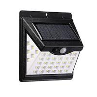 1pc Solar Motion Sensor Light 40LED Outdoor Solar Light Waterproof for Lane Courtyard Garage Porch Wireless Safety Lighting 6500K Pure White Black Lightinthebox