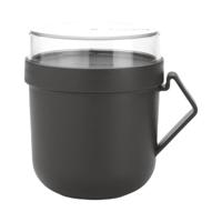 Brabantia Make & Take Soup Mug 600 ml - Dark Grey - thumbnail