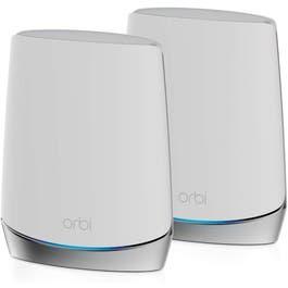 NETGEAR Orbi Tri-Band WiFi 6 Mesh System, 4.2Gbps, Router + 1 Satellite