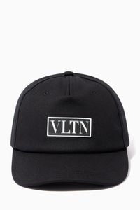 Valentino Garavani VLTN TAG Baseball Cap in Cotton
