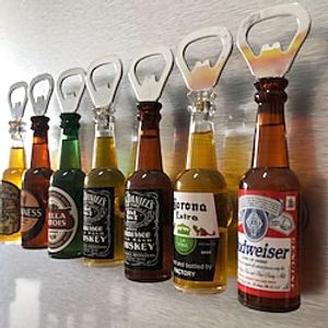 Creative personality beer bottle opener retro refrigerator stickers home accessories living room table bar decoration small ornaments miniinthebox