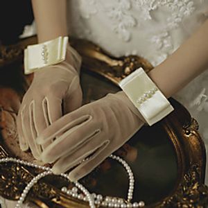 Tulle Wrist Length Glove Stylish  Vintage Style With Solid Lightinthebox