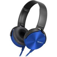 Sony MDRXB450AP Extra Bass Smartphone Headset, Blue