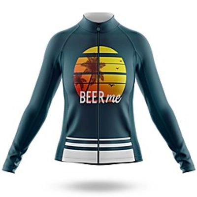 21Grams Women's Long Sleeve Cycling Jersey Spandex Dark Green Bike Top Mountain Bike MTB Road Bike Cycling Quick Dry Moisture Wicking Sports Clothing Apparel / Stretchy / Athleisure miniinthebox