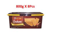 M.Y.San Grahams Honey Crackers, 800 Gm Pack Of 8