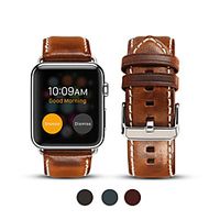 Watch Band for Apple Watch Series 5/Series 4 Apple Watch Series 4/3/2/1 Apple Watch Series 3 Apple Business Band Genuine Leather Wrist Strap miniinthebox - thumbnail