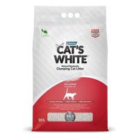 Cat's White Clumping Cat Litter 10L Natural