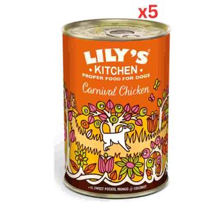 Lily'S Kitchen Dog Carnival Chicken Wet Food (400G) (Pack Of 5)