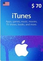 $70 USA Apple iTunes Gift Card (Instant E-mail Delivery)