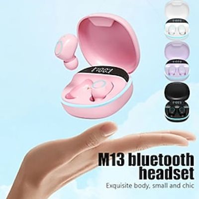 Wireless Earphones Mini In-ear Music Earphones Intelligent Noise Cancellation High-definition Digital Display Screen Earphones Gaming Headphones Super Long Standby Lightinthebox