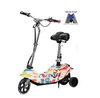 Megastar Megawheels Zippy 24 V Electric Scooter With Training Wheels For Kids - Melody White (UAE Delivery Only)