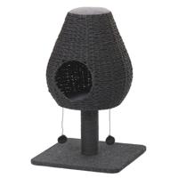 Ebi Scratching Tree Trend Elegance Lissom For Cats - Black 45X45X73Cm