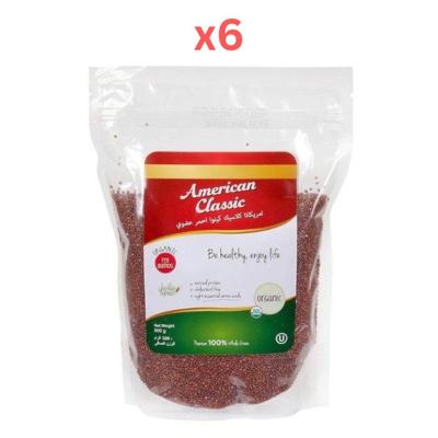 American Classic Organic Quinoa Red 500G Pack of 6