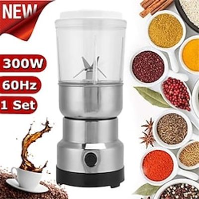 Portable Multifunctional Large Capacity Smash Machine Electric Coffee Cereals Grain Grinder Household Electric Cereals Powder Electric Seasonings Spices Milling Machine Grinder Lightinthebox