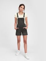 Teen Black Denim Shortall - thumbnail