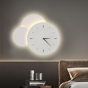 LED Wall Light Wall Clock Bedside Light Modern Nordic Style Wall Lamps Wall Sconces Living Room Bedroom Iron Wall Light 110-240V Lightinthebox