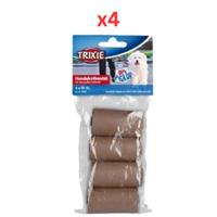Trixie Medium Biodegradable Dog Dirt Bag Brown 4X10pcs (Pack Of 4)