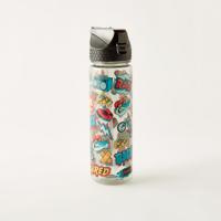 Toursun Printed Water Bottle with Spout Detail - 640 ml