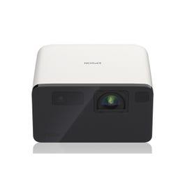 Epson EF-21W Mini Smart Laser Projector, Full HD, 1000 Lumens, 150 Inch Display with HDR, Google TV, Dolby Atmos Sound, Gaming & Home Cinema - Warm White