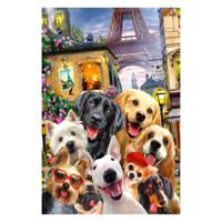 Wooden City Puppies In Paris M Wooden Jigsaw Puzzle (200 Pieces) - thumbnail