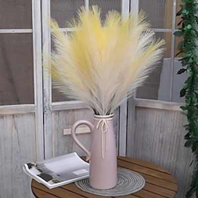 Pampas Grass Artificial Plant Flower Home Decoration Suitable for Autumn Home, Indoor and Outdoor Wedding DIY Desktop Decoration Lightinthebox