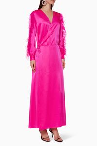 Drew Silk Wrap Dress