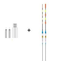 Smart Fishing Float 1/2/5 pcs Fishing Rechargeable LED Super Sensitivity Balsa Freshwater Fishing Carp Fishing Lure Fishing miniinthebox - thumbnail